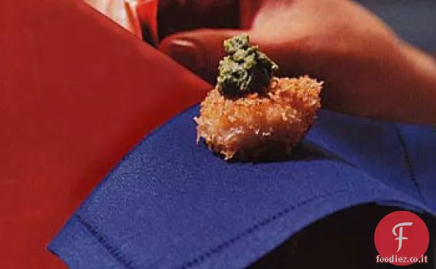 Capesante Panko con Chutney verde Cile
