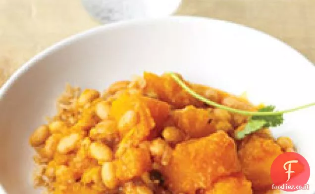 Zucca con Fagioli bianchi
