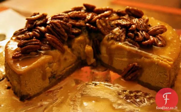 Cheesecake alla zucca speziato