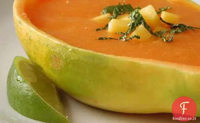 Zuppa di lime di papaia