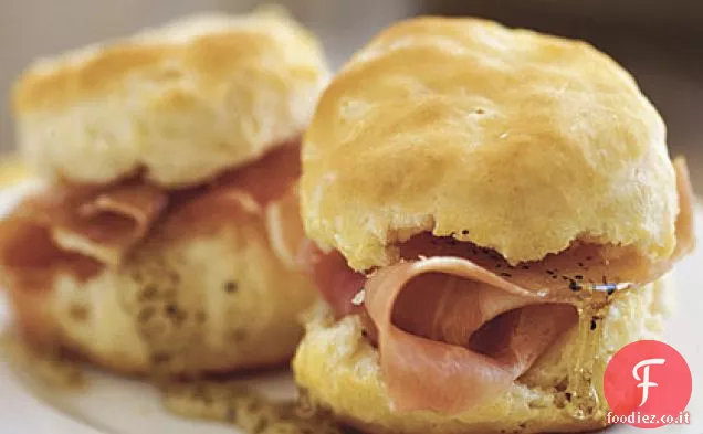 Mini Biscotti al Prosciutto di Campagna