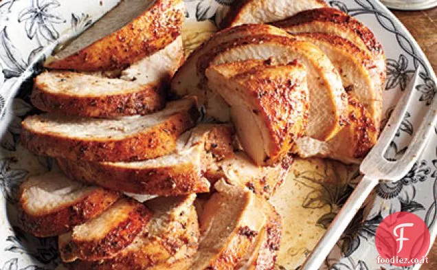 Petto di tacchino di acero piccante con salsa di padella rapida