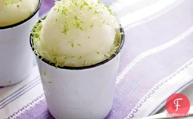 Sorbetto al lime e Basilico