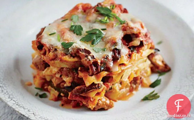 Lasagna di salsiccia e zucca a cottura lenta