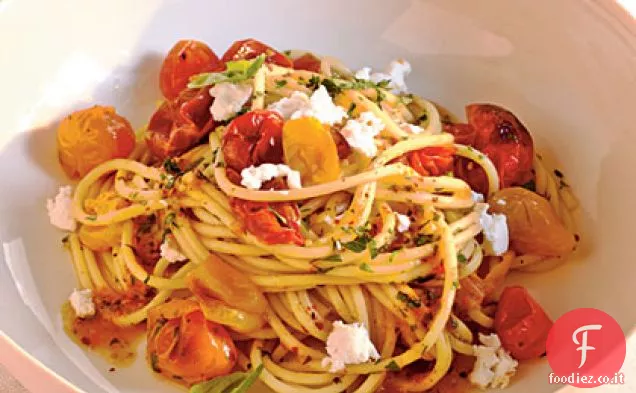 Salsa di Pomodorini al forno con Spaghetti