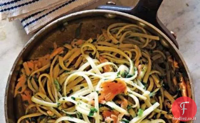 Linguine con Salsa di Salmone Affumicato