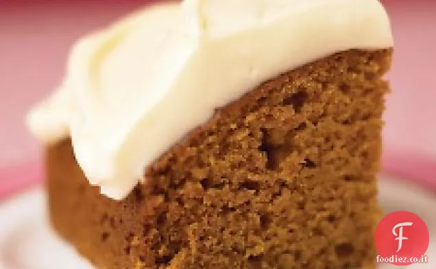 Torta di spezie di zucca con glassa al miele