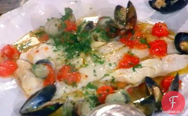 Merluzzo ai Frutti di Mare---Merluzzo Ai Frutti di Mare