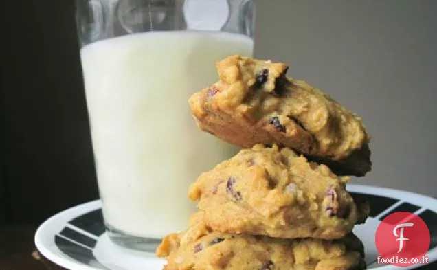Biscotti di zucca al mirtillo