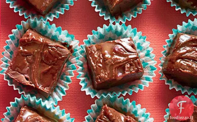 Boozy Caramel Fudge