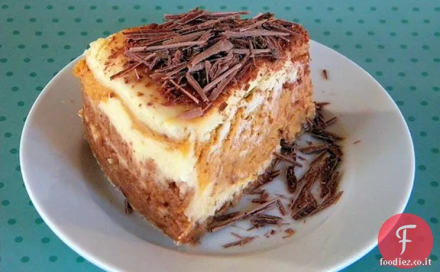 Cheesecake di zucca a strati