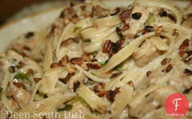 Fettuccine di Pecan di pollo