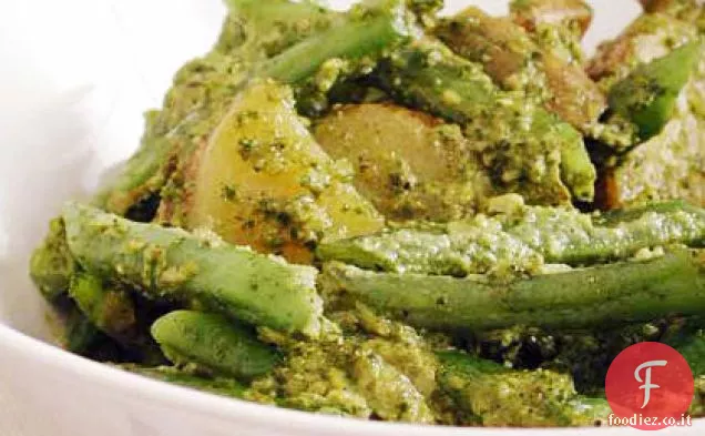 Fagiolini e Patate al Pesto