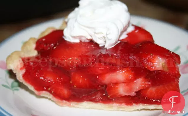 Torta di fragole fresche