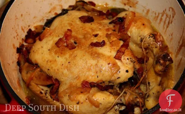 Pollo in una pentola