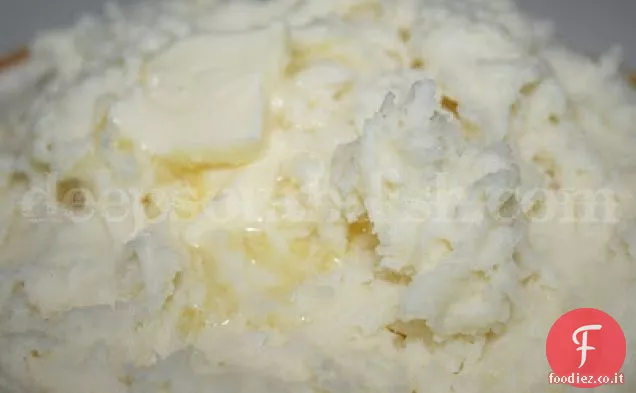 Purè di patate con crema di formaggio