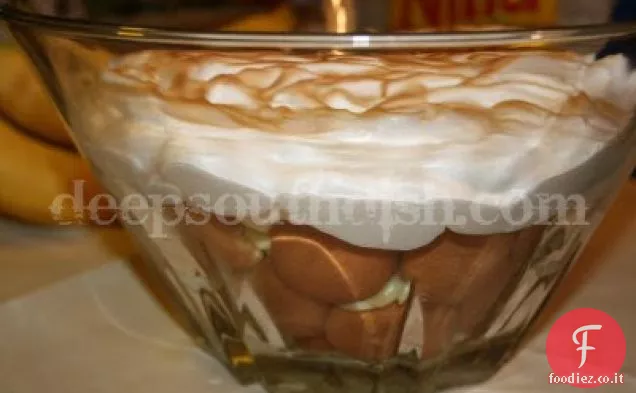 Budino di banana del sud fatto in casa
