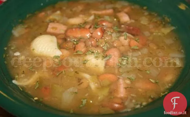 Zuppa di fagioli misti