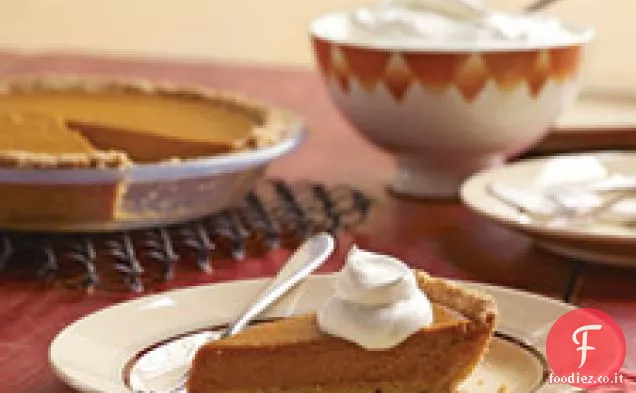 Torta di zucca facile con crosta di pasta frolla Press-in