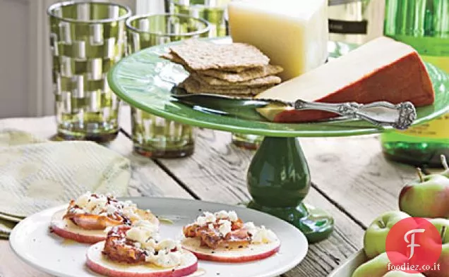 Crocchette di Pancetta con Formaggio di Capra e Pera