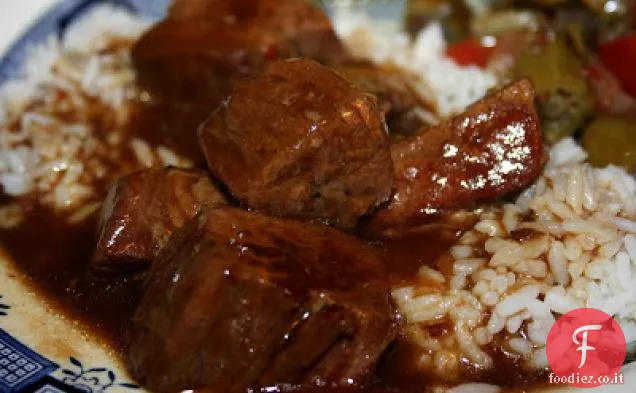 Crockpot Punte di manzo e riso
