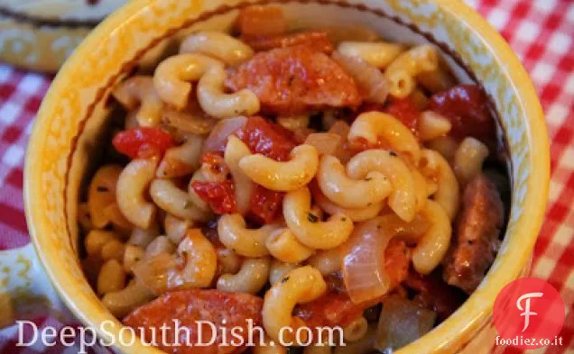 Maccheroni e Pomodori con Andouille