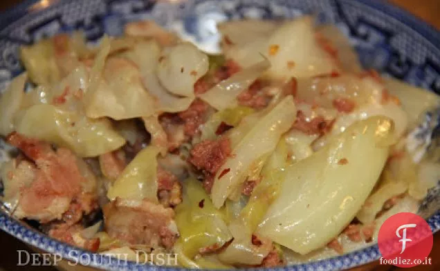 Scorciatoia Carne in scatola e cavolo