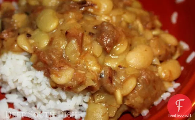 Fagioli di lima in umido