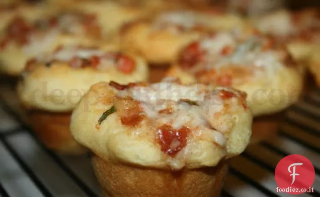 Bite Size Bacon e pomodoro Tazze con basilico