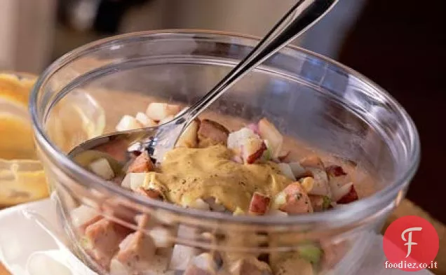 Dijon - Insalata di patate con salsiccia di pollo affumicato