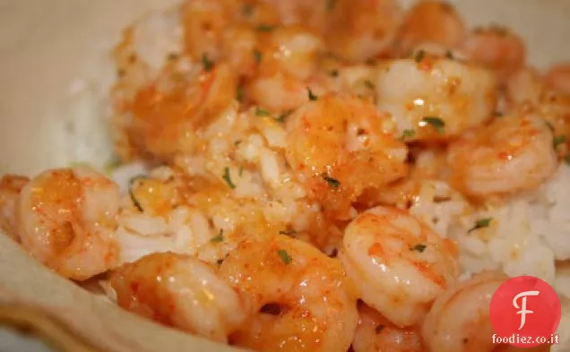 Arancia piccante Aglio Gamberetti