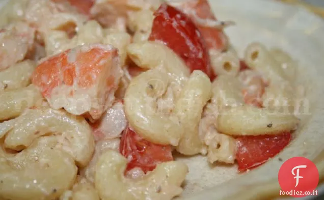 Insalata di gamberetti e maccheroni