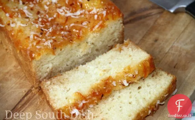 Pane di marmellata di arance al cocco