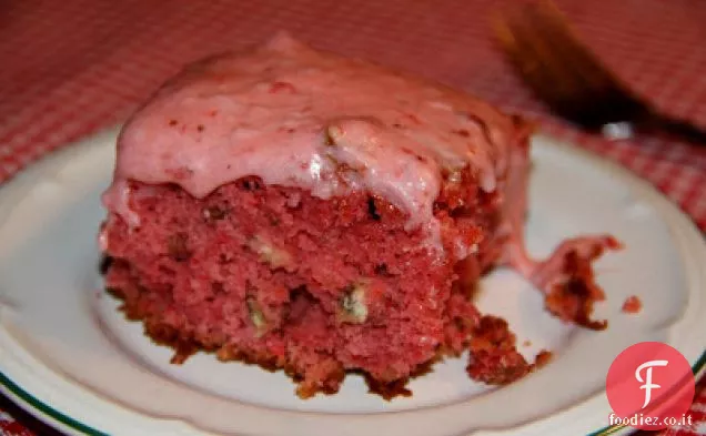 Torta di noci di cocco alla fragola