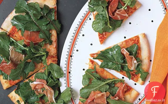 Pizza con Rucola e Prosciutto