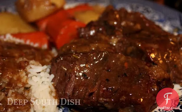 Brasato al forno con verdure