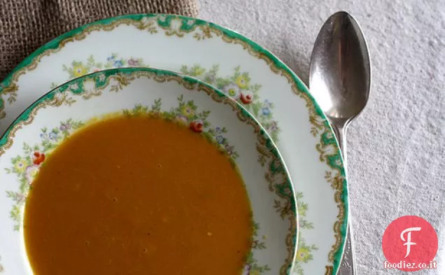 Zuppa di zucca arrosto e zucca