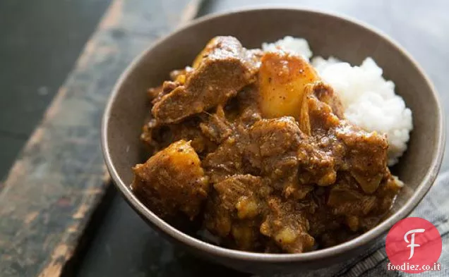 Curry giamaicano di capra