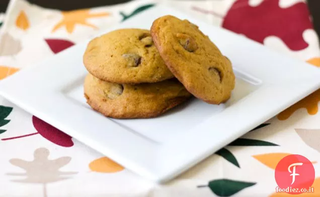 Biscotti al cioccolato alla zucca
