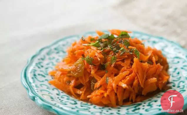 Insalata di carote ai fiori d'arancio