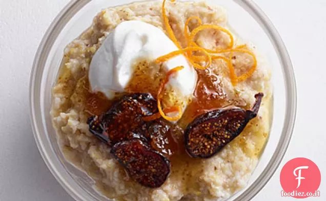 Cremoso 7 grani con formaggio di capra, yogurt e fichi