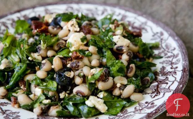 Insalata di piselli dagli occhi neri