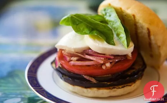 Panino alle melanzane alla griglia