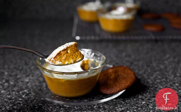 Budini di zucca e panna acida