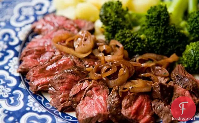 Bistecca con scalogno