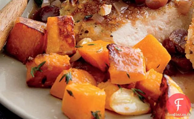 Aglio e Timo Zucca arrosto