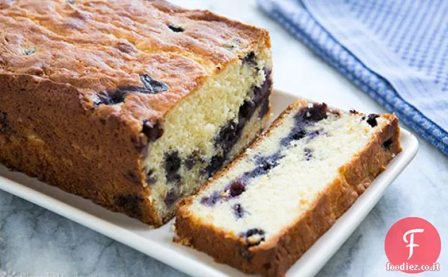 Torta di Ricotta al Limone Mirtillo