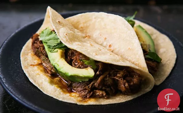 Fornello lento messicano tirato maiale