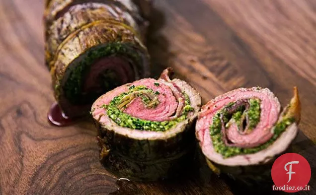 Involtini di Manzo con Pesto di Prezzemolo alle Noci