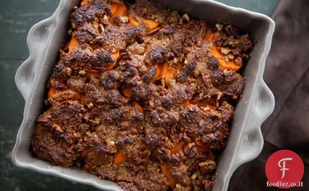 Ignami smaltati in acero con guarnizione di noci pecan